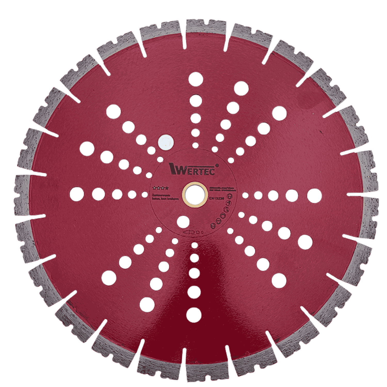 Tarcza diamentowa 350x15x25,4/20 WERTEC wentylowan - WT35015MH