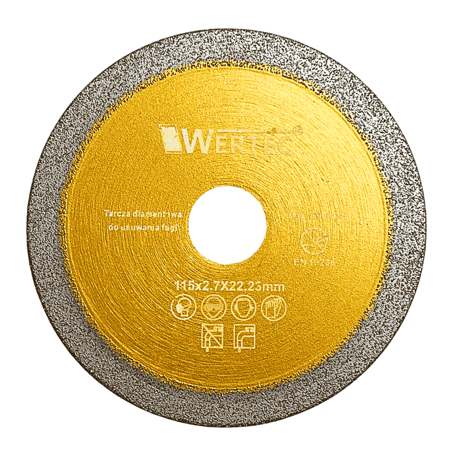 Tarcza do usuwania fugi 115x2,7mm GOLD - WTDCF1152,7