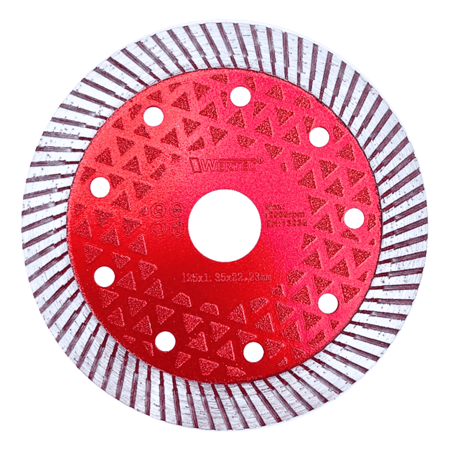 Tarcza diamentowa 125x1,35x22,23 turbo na mokro - WTD125H