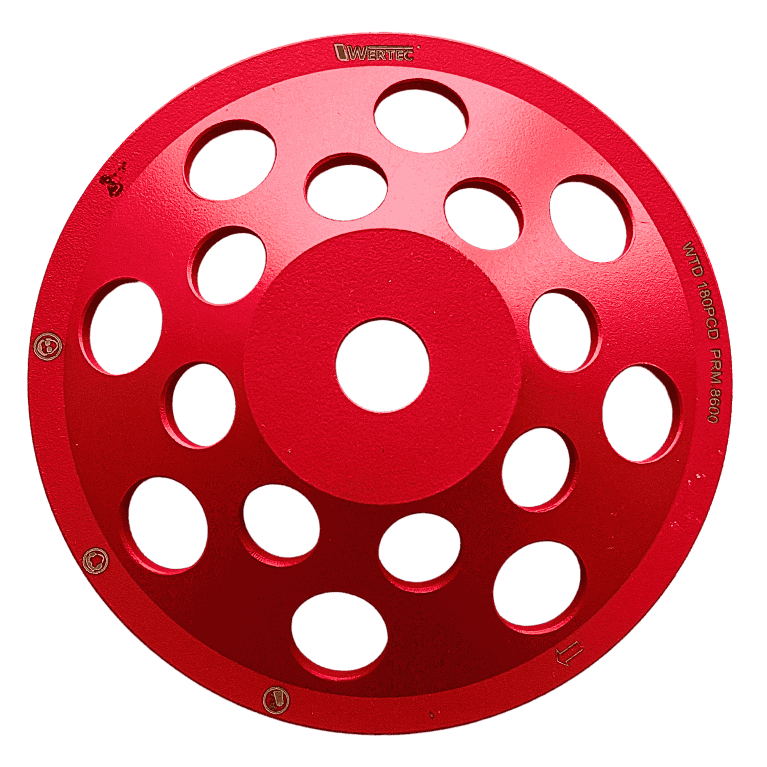 Tarcza garnkowa PCD 180x22,23mm WERTEC - WTD180PCD