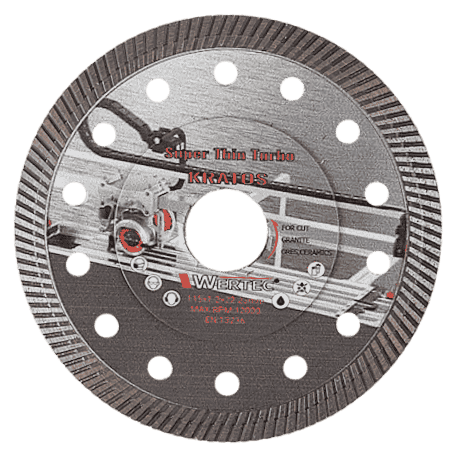 Tarcza diamentowa KRATOS 115*22.23MM - KRATOS115
