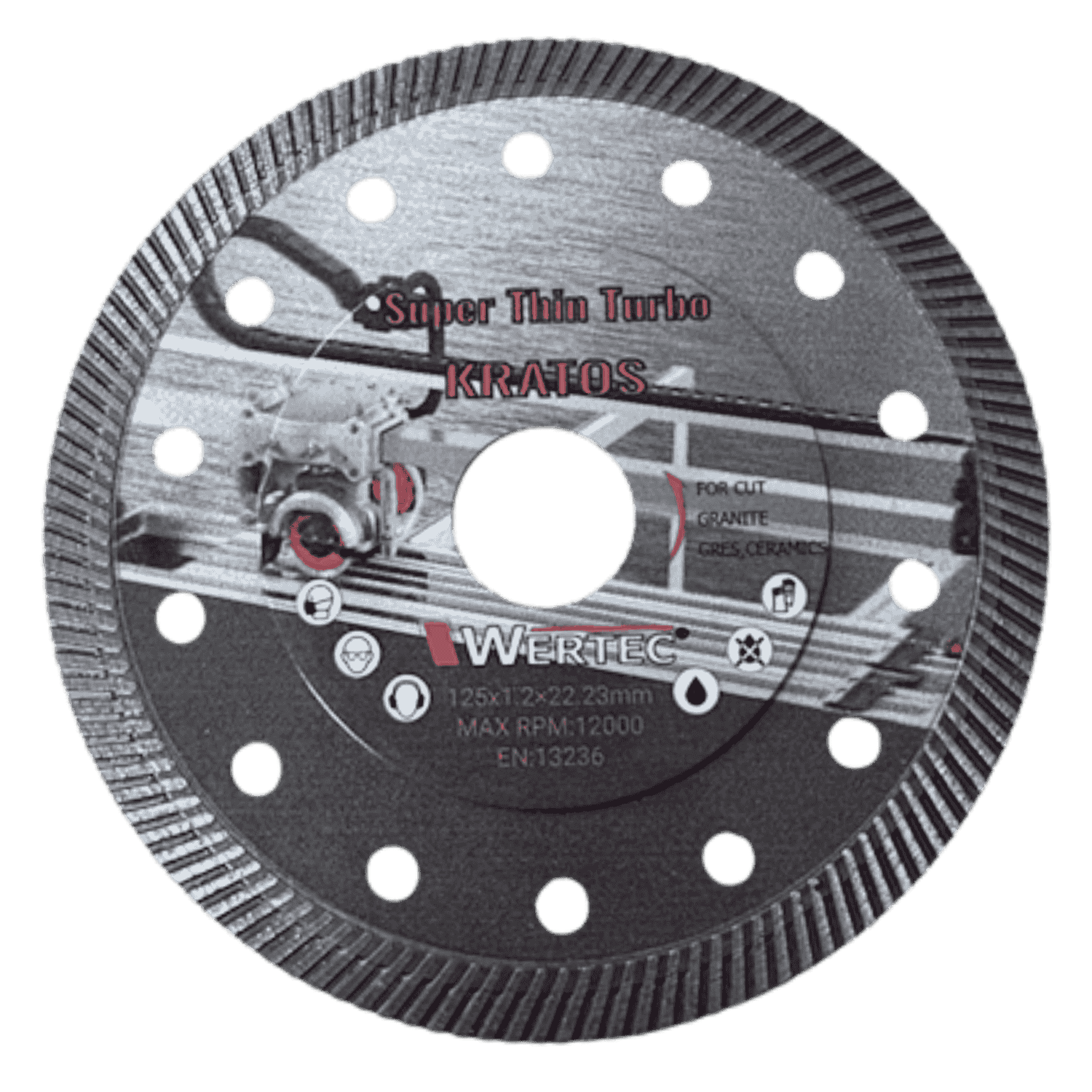 Tarcza diamentowa KRATOS 125*22.23MM - KRATOS125