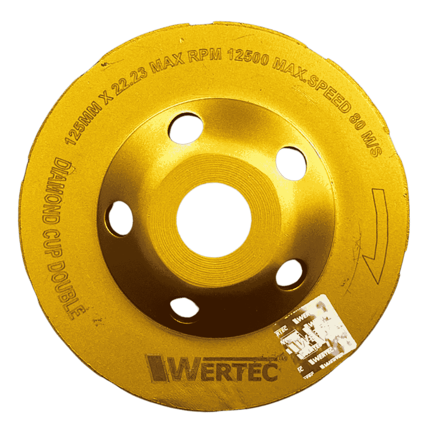 Tarcza diamentowa do szlif.125x22,23 double GOLD - WTD125DG