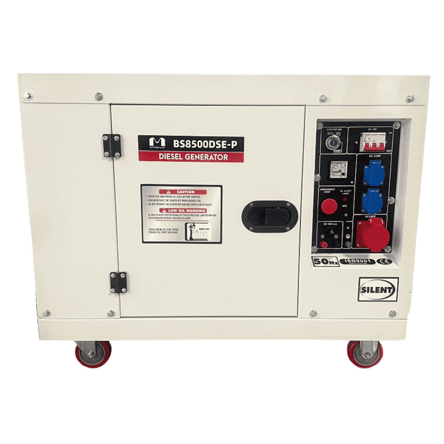 Agregat prdotwórczy 3-fazy 7500W Diesel SILENT - BS8500DSE-P
