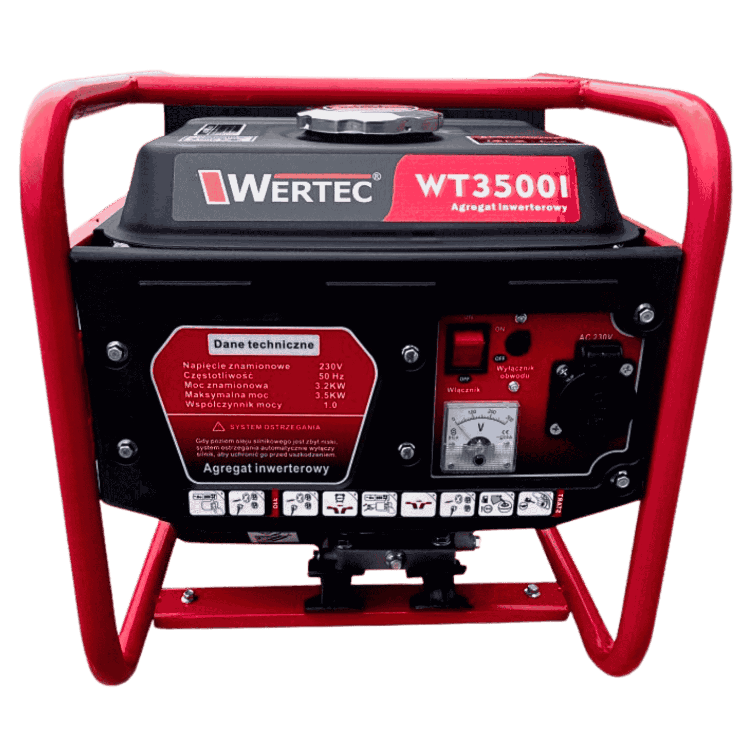 Agregat pradotwórczy inwerterowy "open frame" 3,2kW 230V 50Hz - WT3500i