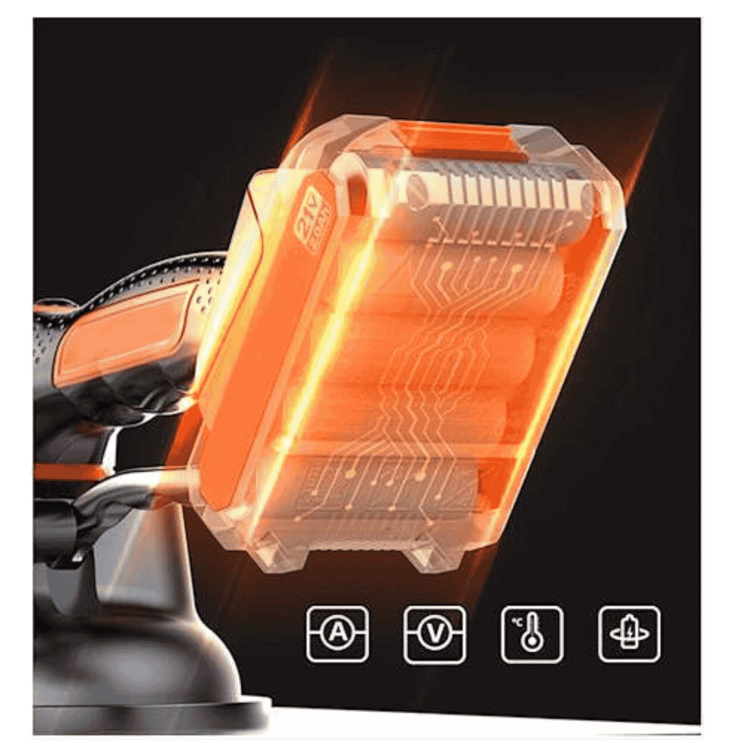 Przyssawka wibracyjna aku 2x21v 2000mAh WERTEC - WT-760