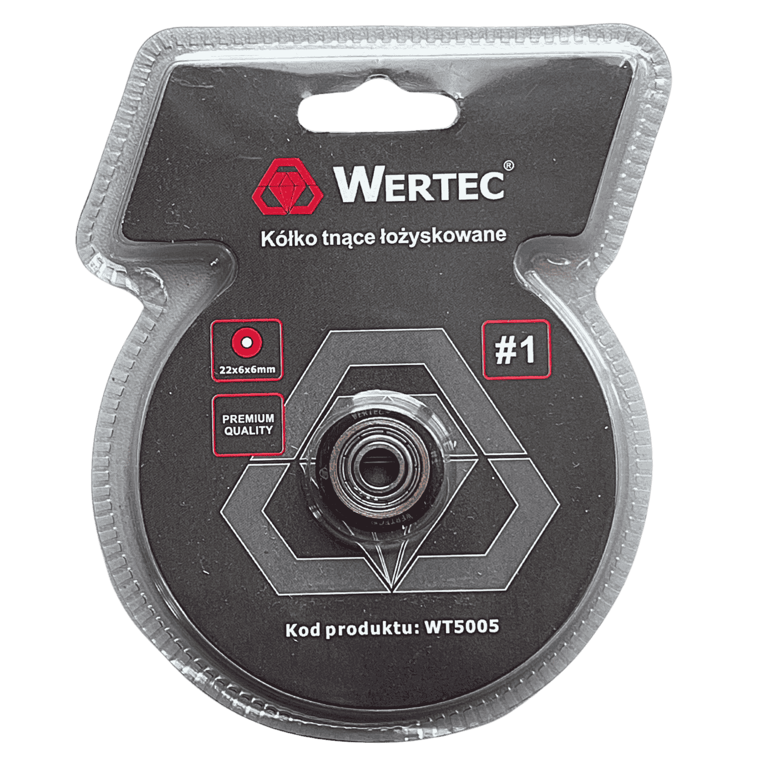 Kółko tnące łożyskowane 22x6x6 #1 - WT5005
