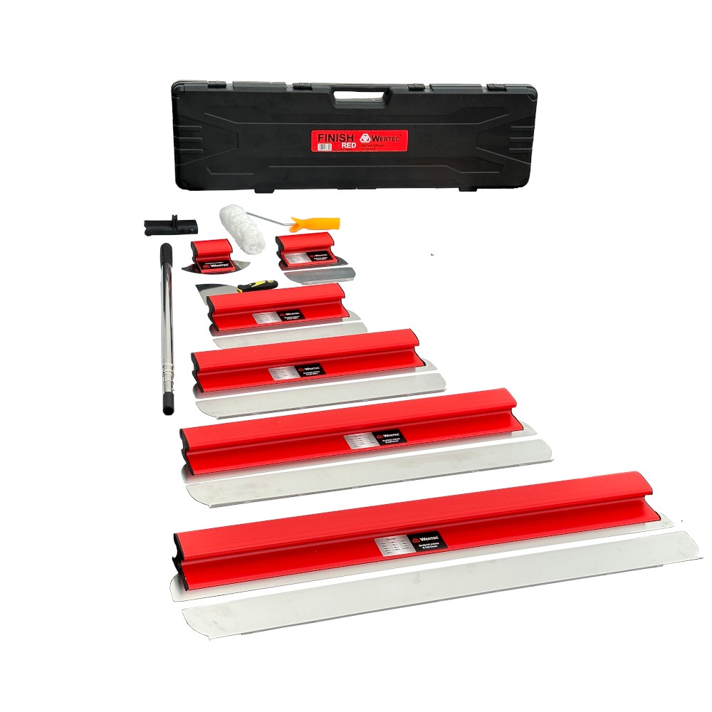 Zestaw szpachli do gładzi FINISH RED  -  WTFR-01