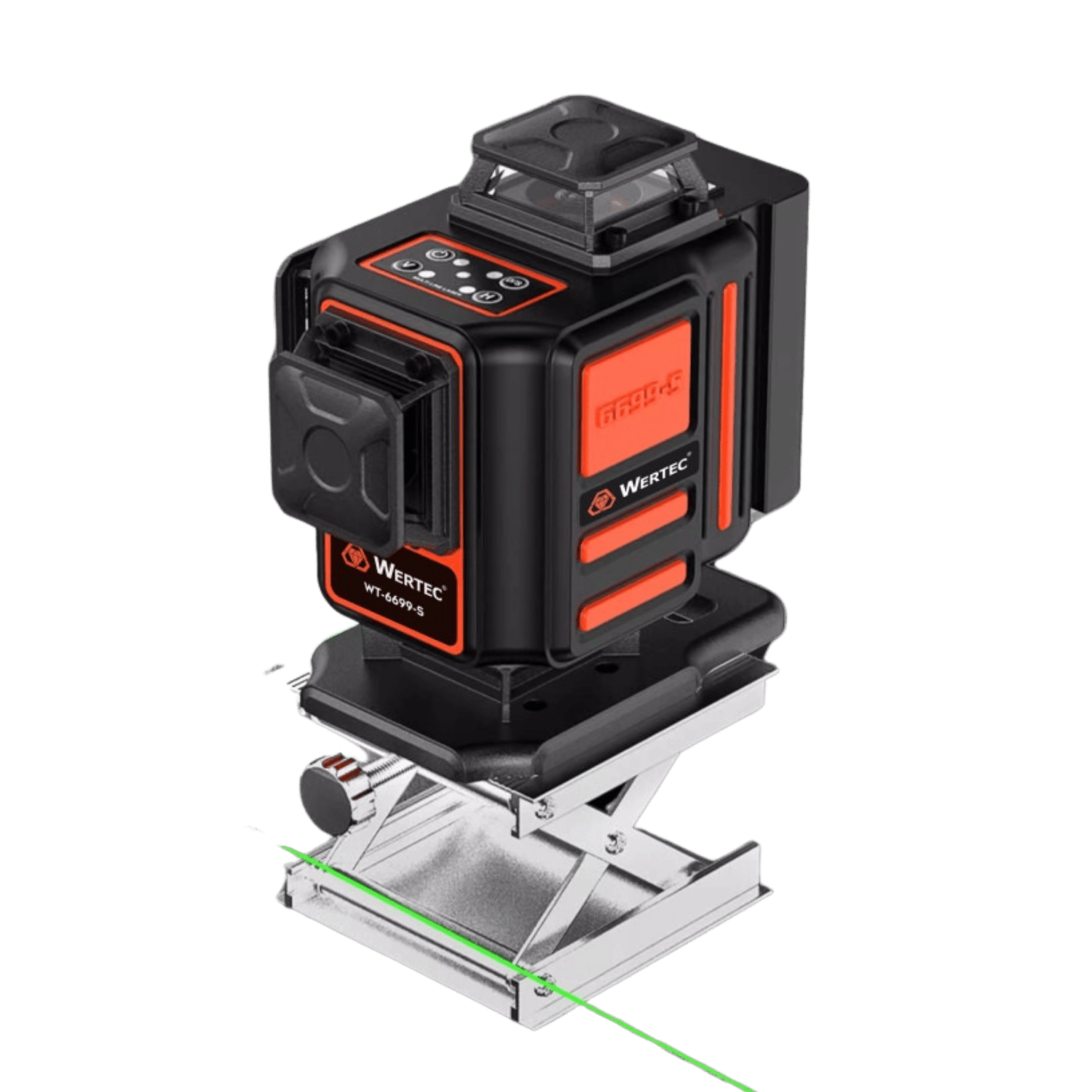 Laser poziomujący z elektroniczna kompensacją 16 liniowy WT-6699S WERTEC