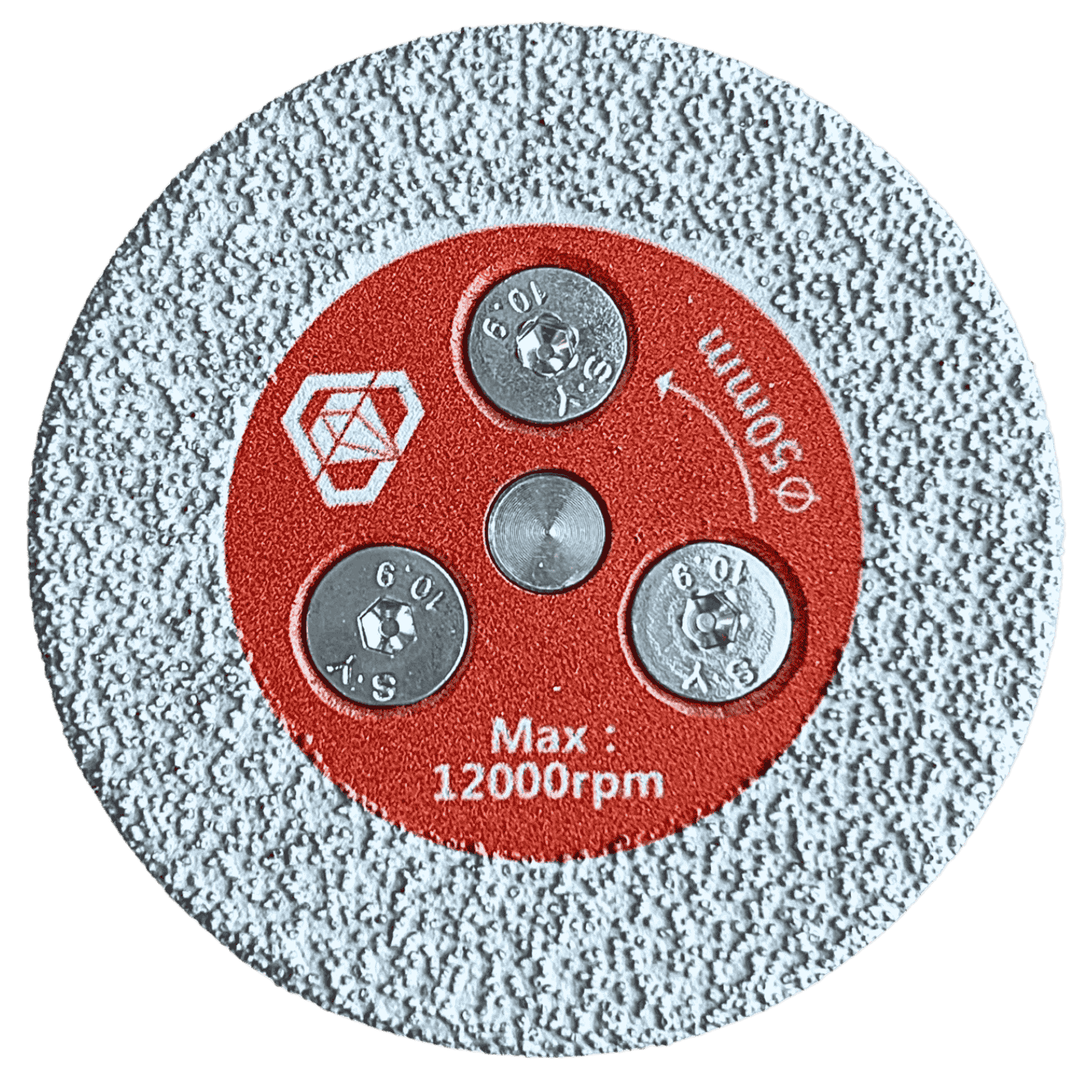 Tarcza do podcinania 50mmxM14 lutowana próżniowo WERTEC - WTD50M14VB