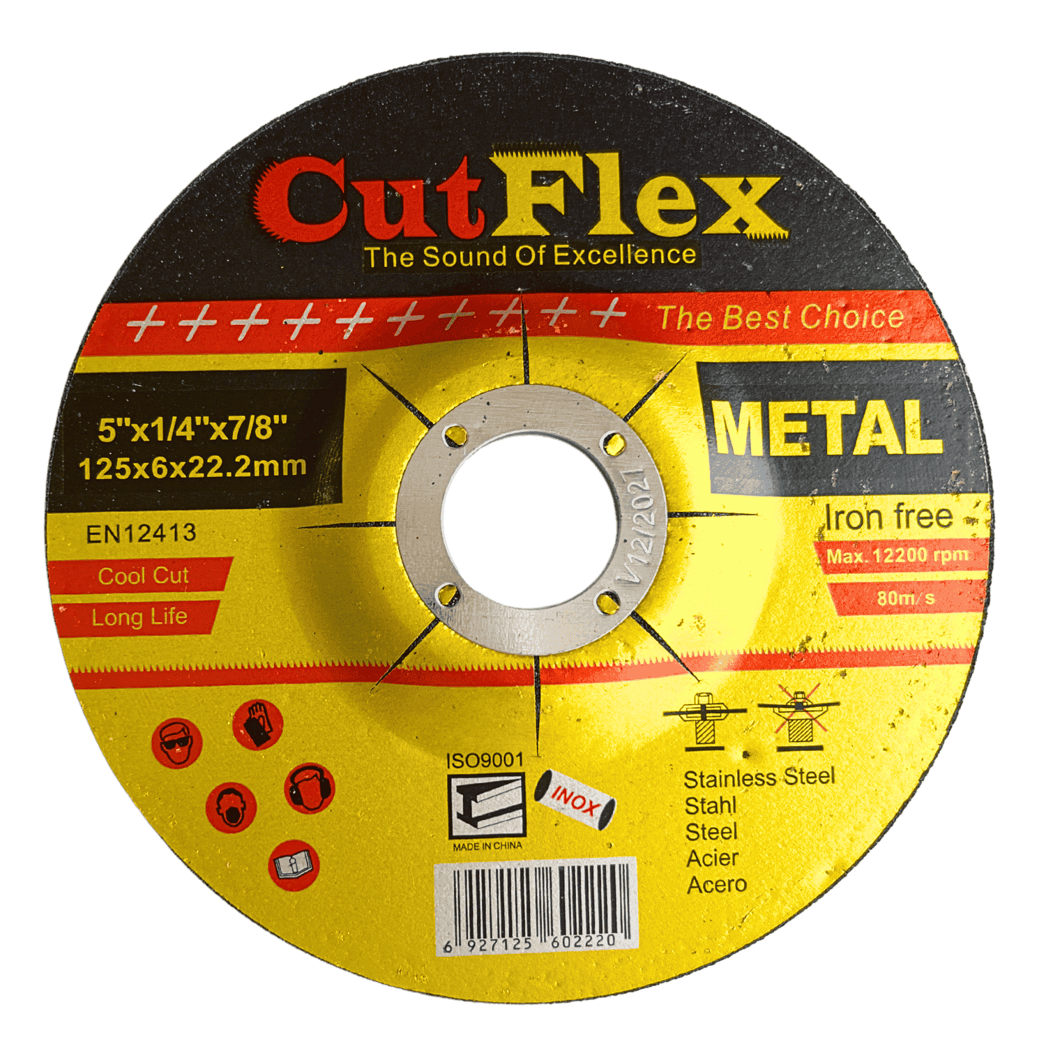 Tarcza do metalu CutFlex 125x22,23x6,0 - TS12560CF