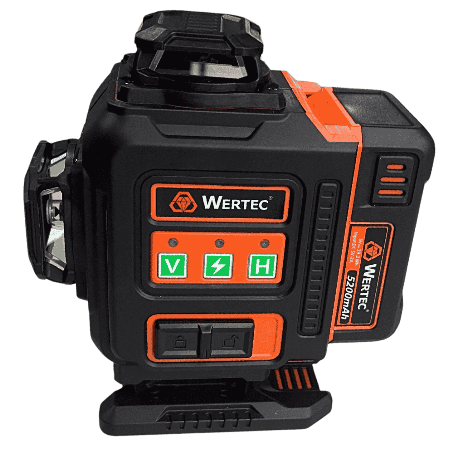 Laser poziomujący 16 liniowy green light WT-5899/B WERTEC