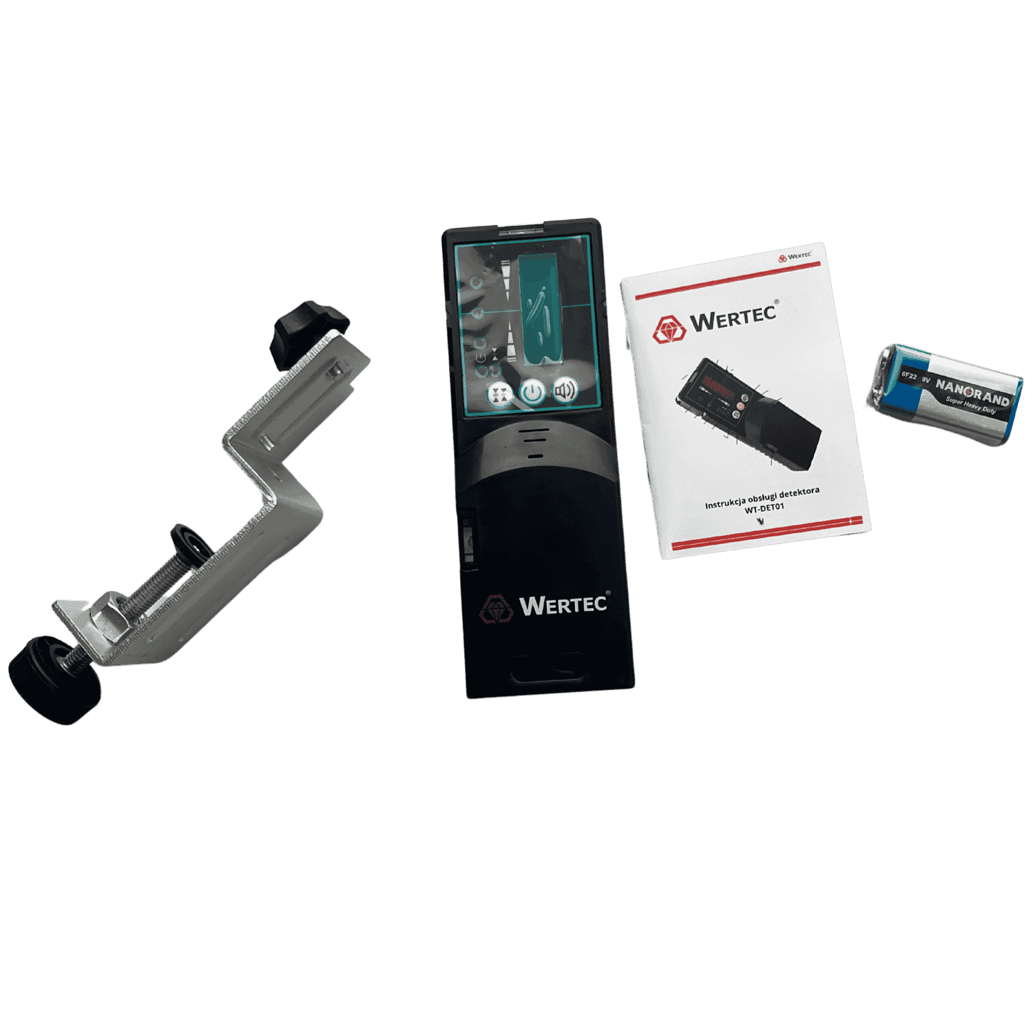 Detektor-odbiornik do laserów WERTEC WT-DET01