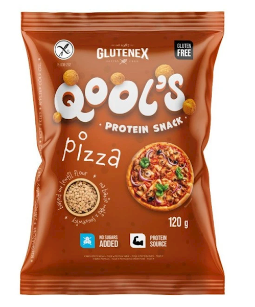 SNACKI PROT QOOLS PIZZA 120G GL.