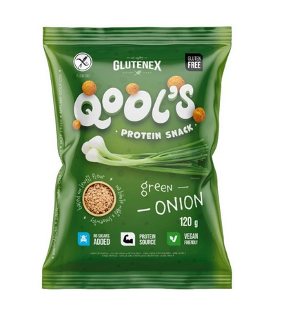 SNACKI PROT QOOLS ZIELONA CEBULKA 120G GL.