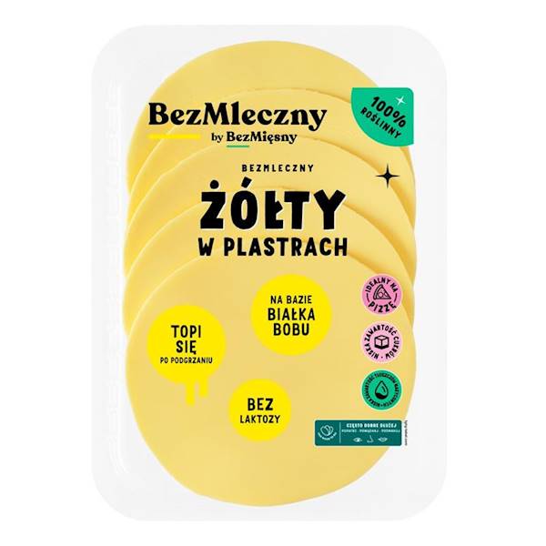WEGE BEZMLECZNY ŻÓŁTY W PLASTRACH 100G.