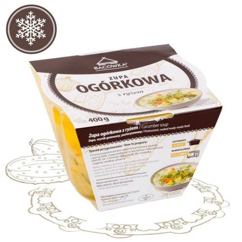 ZUPA OGÓRKOWA Z RYŻEM 400G BC.