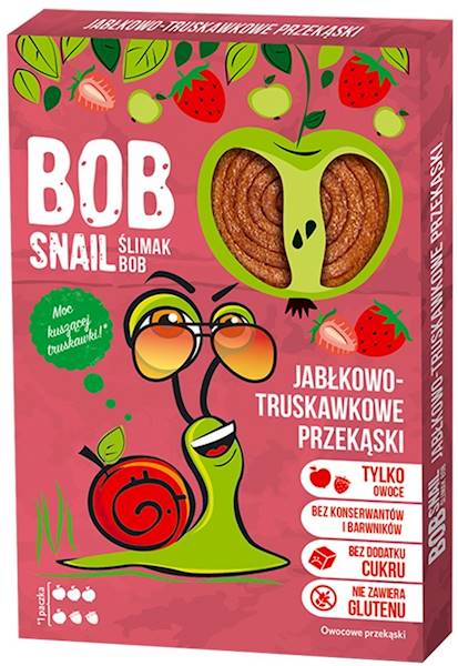 PRZEKĄSKA OWOCOWA BOB SNAIL JABŁ-TRUSK 60G EW.