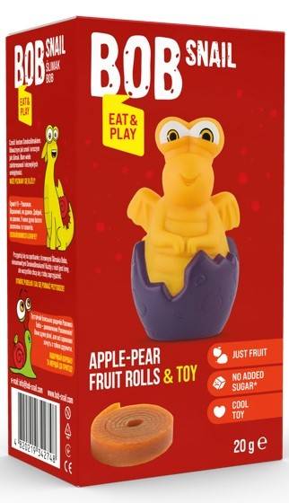 PRZEKĄSKA OWOCOWA BOB SNAIL J-G +ZABAWKA 20G EW.
