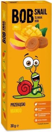 PRZEKĄSKA OWOCOWA BOB SNAIL MANGO 30G EW.