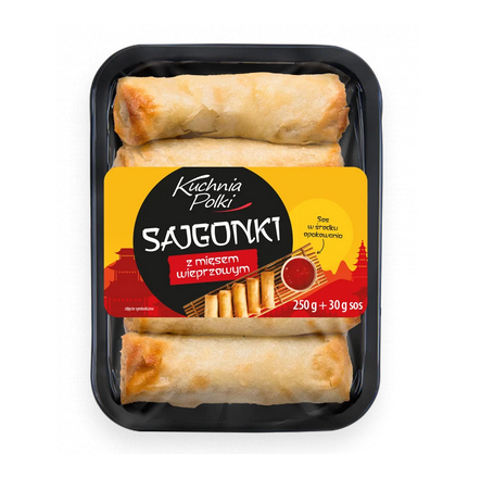 SAJGONKI Z MIĘ WIEPRZ 280G KP.