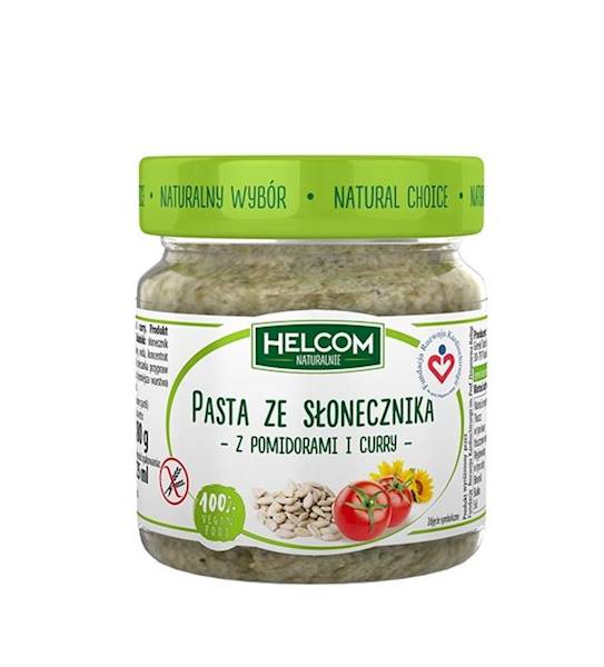 PASTA SŁONECZNIKOWA POM.CURRY 180G 5P.