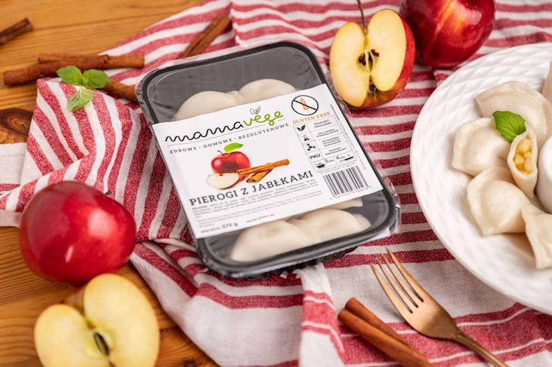 PIEROGI BG Z JABŁKAMI 275G.