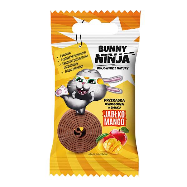 PRZEKĄSKA OWOCOWA BUNNY NINJA JAB MAN 15G MER.