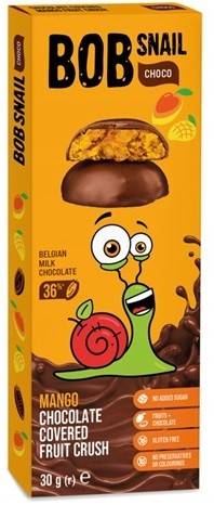 PRZEKĄSKA OWOCOWA BOB SNAIL MANGO W CZEK 30G EW.