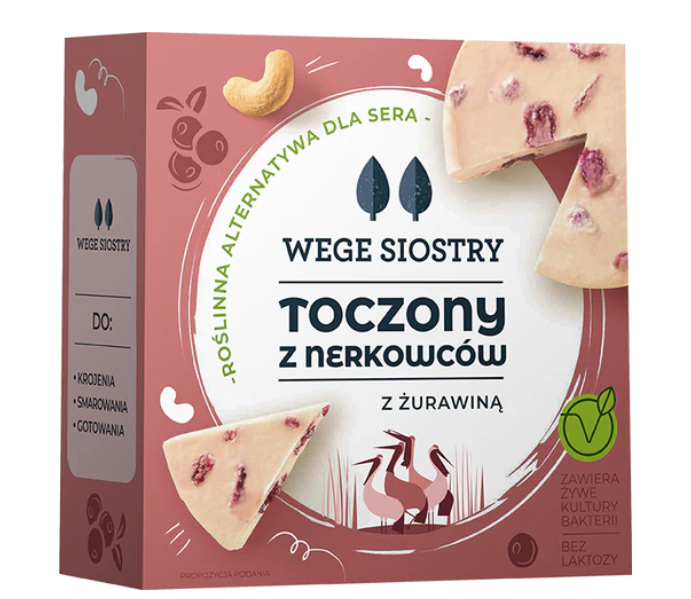 SER ROŚLINNY TOCZONY Z ŻURAWINĄ 140G WS.