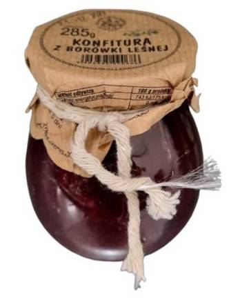 KONFITURA BORÓWKA LEŚ 285G NS.