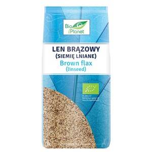 NASIONA LEN BRĄZOWY BIO 400G BP.