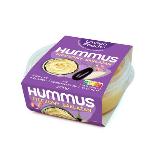 HUMMUS PIECZ BAKŁAŻ 150G LF.