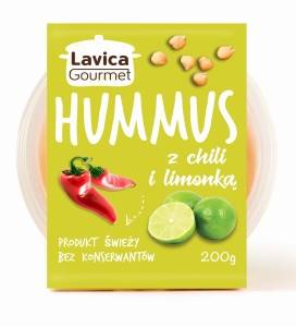 HUMMUS Z CHILI & LIMONKA 150G LF.