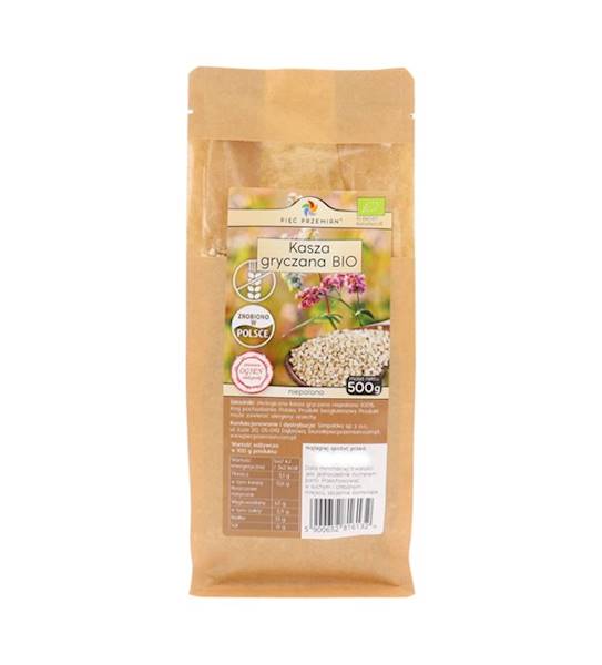 KASZA GRYCZANA NIEPALONA 500G 5P.