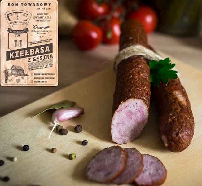 KIEŁBASA Z GĘSINĄ 270G SŁ.