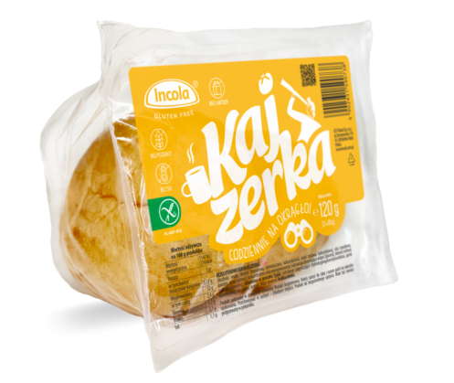 BUŁKA KAJZERKA BEZGLUTENOWA 2X60G IC.