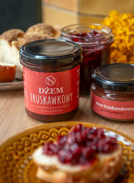 DŻEM TRUSKAWKOWY 320G NATURA.