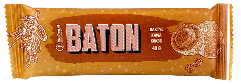BATON KRUKAM DAKTYL KOKOS KAWA 40G KR.