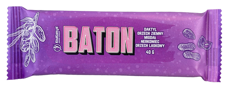 BATON KRUKAM DAKTYL ORZECH MIX 40G KR.