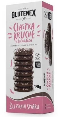 CIASTKA KRUCHE W CZEKOLADZIE 120G. GL