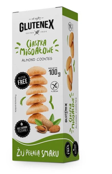 CIASTKA MIGDAŁOWE 100G GL.