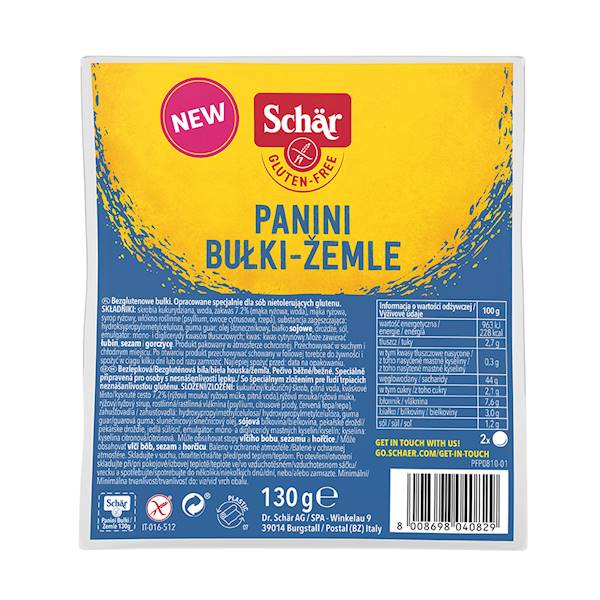 BUŁKI PANINI 130G SH.