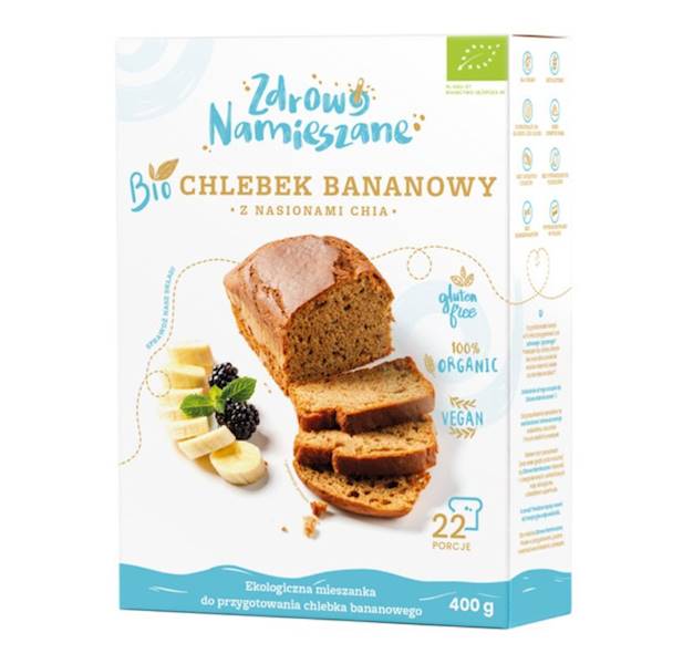 CHLEBEK BANANOWY CHIA 400G ZN.