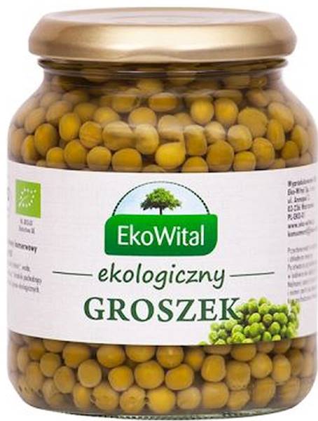GROSZEK ZIELONY W ZALEWIE 350G EW.