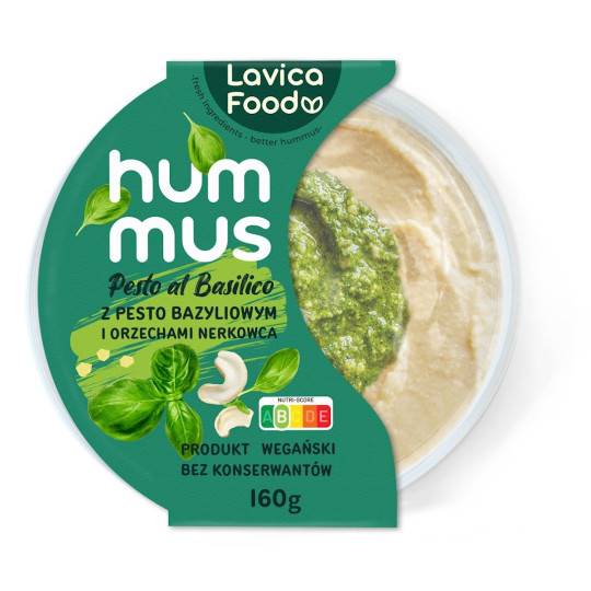 HUMMUS PESTO AL BASILICO 160G LF.