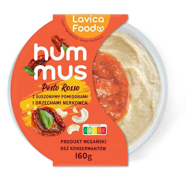 HUMMUS PESTO ROSSOI 160G LF.
