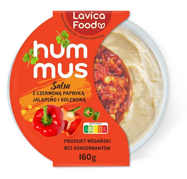 HUMMUS SALSA 160G LF.