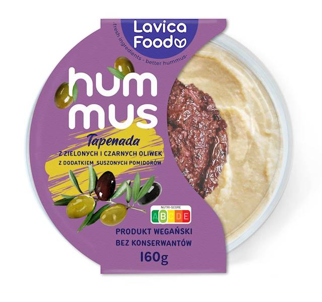 HUMMUS TAPENADA 160G LF.