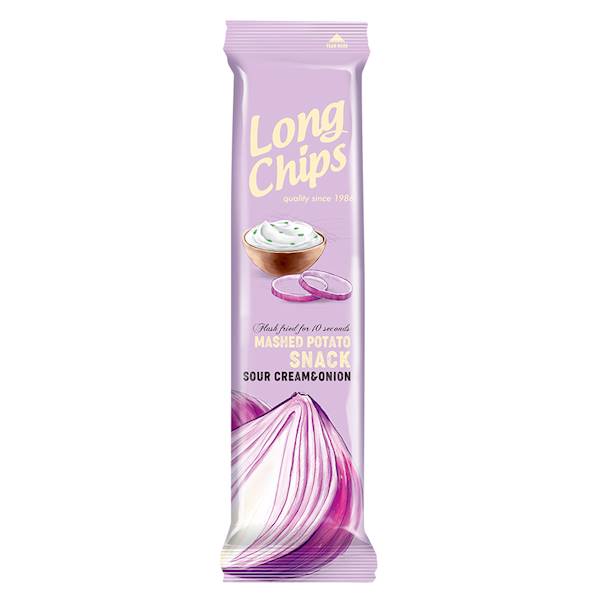 CHIPSY ZIEMNIACZANE ŚMIETANA Z CEBULKĄ 75G LCH.